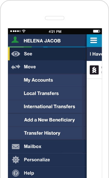 Mobile Banking App Standard Chartered Ghana - personalize your accounts